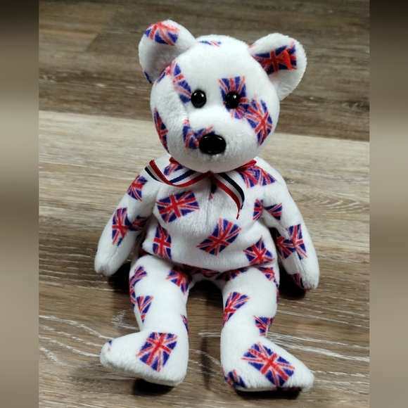 -Ty Beanie Babies “Jack” the Bear - UK Exclusive 9in - Picture 3 of 13